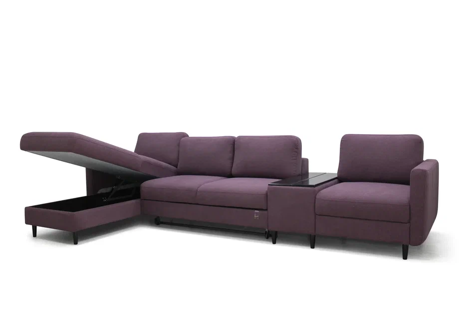 Модульный диван Томас с узкими подлокотниками 